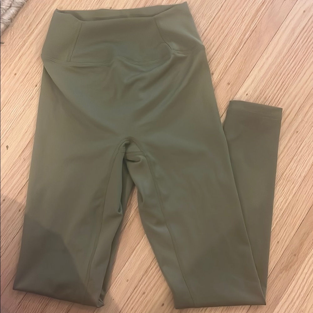 Oner Active Timeless Olive Green High-Waisted Leggings
